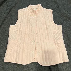 Baby pink orvis vest